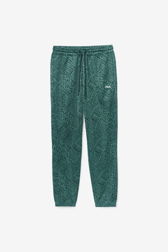 Fila Pants Mens Green Mexico - Ireland 43085-BEPL